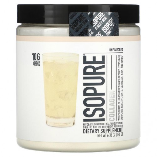 Isopure, 콜라겐, 무맛, 6.35 oz(180 g)