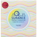 J.Cat Beauty, 아쿠아슈런스 컴팩트 파운데이션, ACF100 포슬레인, 0.31oz(9g)
