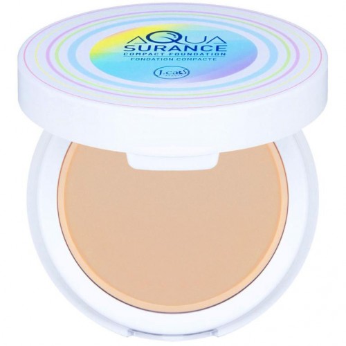 J.Cat Beauty, 아쿠아슈런스 컴팩트 파운데이션, ACF102 내추럴, 9 g(0.31 oz)