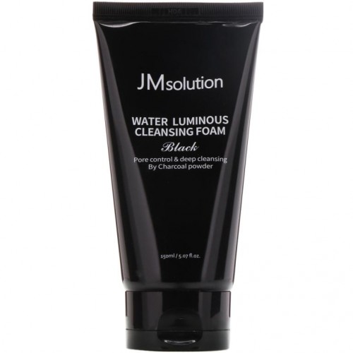 JM Solution, 워터 루미너스 클렌징 폼, 블랙, 150ml(5.07fl oz)