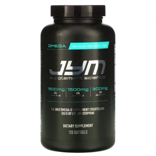 JYM Supplement Science, 오메가3, 소프트젤 120정
