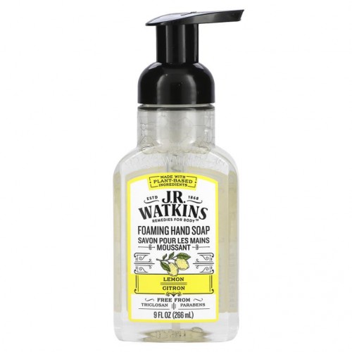 J R Watkins, 포밍 핸드 소프, 레몬, 266ml(9fl oz)