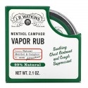 J R Watkins, Menthol Camphor Vapor Rub, 2.1 oz