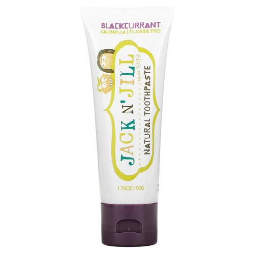 Jack n' Jill, 내츄럴 치약(Natural Toothpaste), 유기농 인증 까막까치밥나무(Blackcurrant) 성분 함유, 1.76 oz (50 g)