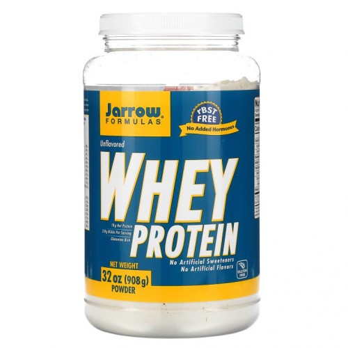 Jarrow Formulas, 유청 단백질 분말, 무맛, 908g(32oz)