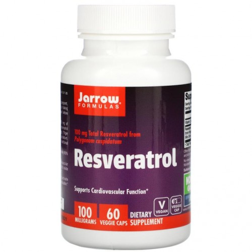 Jarrow Formulas, 레스베라트롤, 100mg, 베지 캡슐 60정