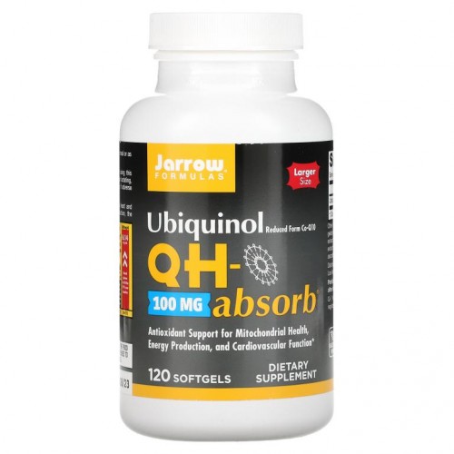 Jarrow Formulas, 유비퀴놀, QH-Absorb, 100mg, 소프트젤 120정
