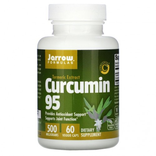 Jarrow Formulas, 커큐민 95, 500mg, 베지 캡슐 60정