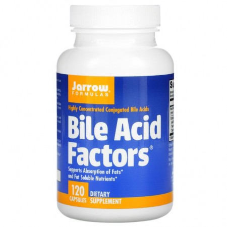 Jarrow Formulas, Bile Acid Factors, 캡슐 120정
