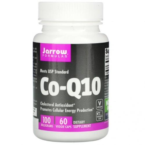 Jarrow Formulas, Co-Q10, 100mg, 베지 캡슐 60정