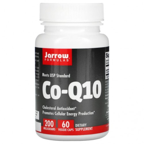 Jarrow Formulas, Co-Q10, 200mg, 베지 캡슐 60정