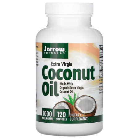 Jarrow Formulas, Coconut Oil, 엑스트라 버진, 1,000mg, 소프트젤 120정