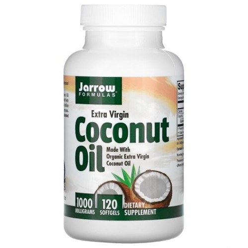Jarrow Formulas, Coconut Oil, 엑스트라 버진, 1,000mg, 소프트젤 120정