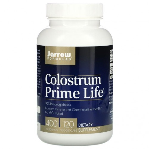 Jarrow Formulas, Colostrum Prime Life, 400mg, 베지 캡슐 120정