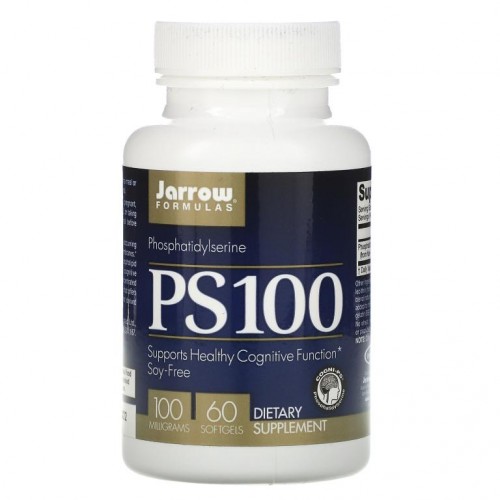 Jarrow Formulas, PS100, 포스파티딜세린, 100mg, 소프트젤 60정