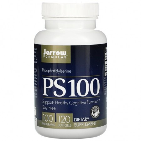 Jarrow Formulas, PS 100, 포스파티딜세린, 100mg, 소프트젤 120정