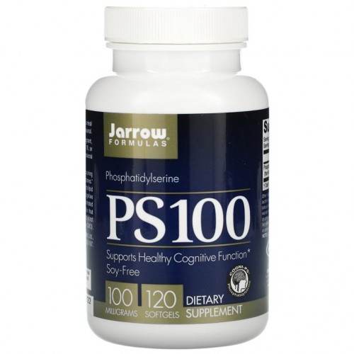 Jarrow Formulas, PS 100, 포스파티딜세린, 100mg, 소프트젤 120정