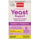 Jarrow Formulas, Probiotic Yeast Support, 여성용 프로바이오틱, 50억, 베지 캡슐 30정