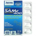 Jarrow Formulas, 천연 SAM-e(S-아데노실-L-메티오닌) 400, 400mg, 장용성 정제 30정