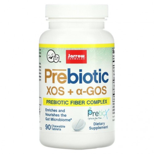Jarrow Formulas, 프리바이오틱 XOS+GOS, 츄어블 90정