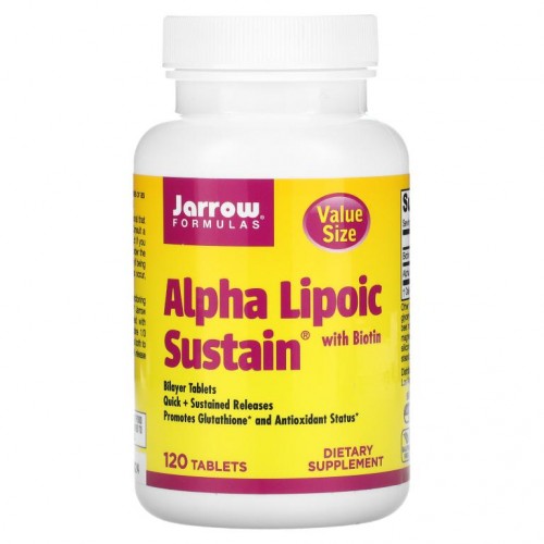 Jarrow Formulas, 바이오틴을 함유한 알파 리포익 유지, 300mg, 120정