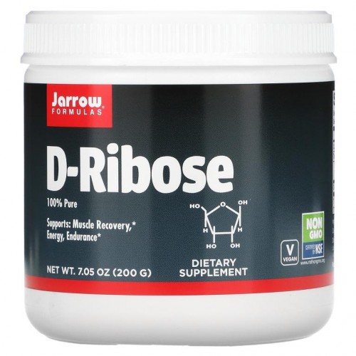 Jarrow Formulas, d-리보오스 분말, 200g(7.05oz)