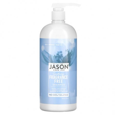 Jason Natural, 진정 샴푸, 무향, 32 fl oz (946 ml)