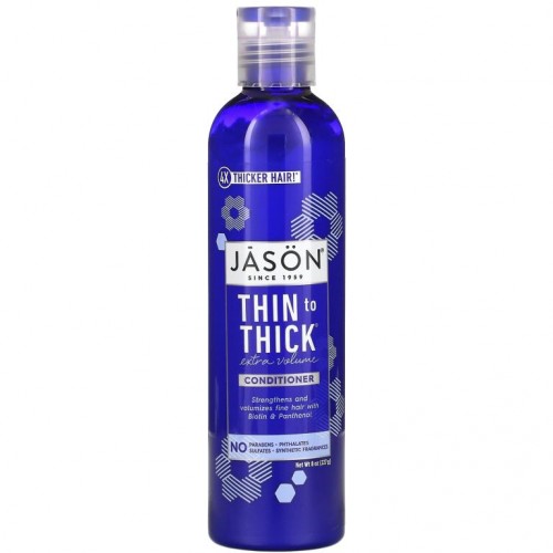Jason Natural, Thin to Thick, 엑스트라 볼륨 컨디셔너, 227g(8oz)