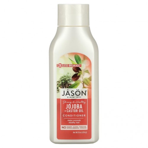 Jason Natural, 호호바 및 캐스터 함유 오일 컨디셔너, 454g(16oz)