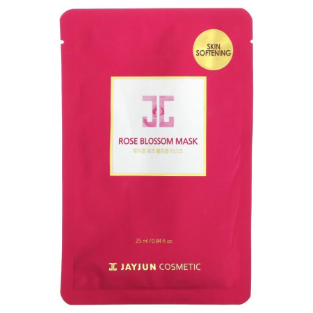 Jayjun Cosmetic, 로즈 블로썸 뷰티 마스크, 1매, 25ml(0.84fl oz)