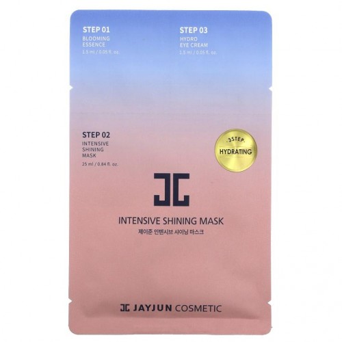 Jayjun Cosmetic, 3단계 하이드레이팅 뷰티 마스크 ,1세트