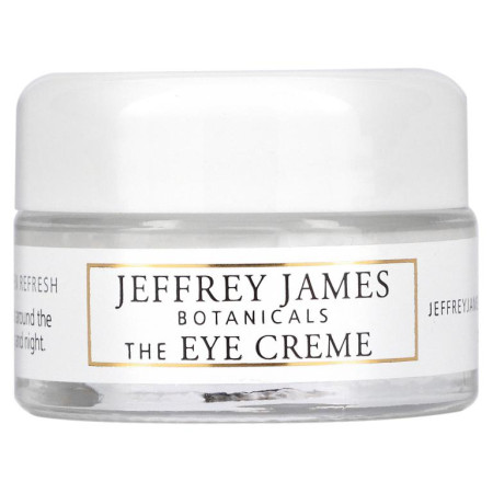 Jeffrey James Botanicals, 아이 크림, 밝게 빛나게, 생생하게, 0.5 oz (15 ml)
