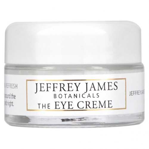 Jeffrey James Botanicals, 아이 크림, 밝게 빛나게, 생생하게, 0.5 oz (15 ml)