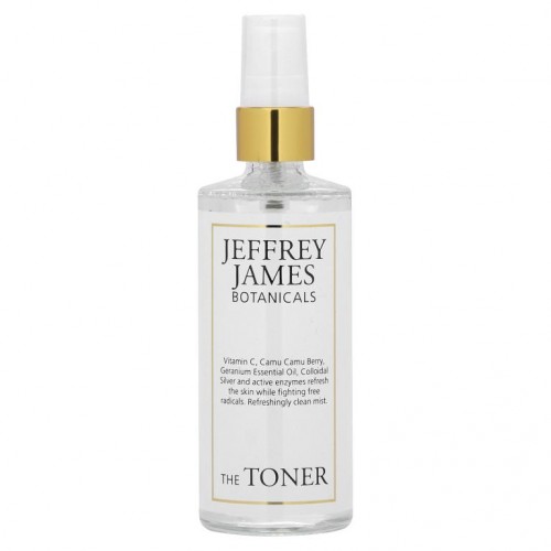 Jeffrey James Botanicals, The Toner, 상쾌하게 깔끔한 미스트, 4.0 oz (118 ml)