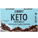 JiMMY!, 케토 프렌들리 초콜릿 퍼지 푸딩, 4컵, 각 85g(3oz)