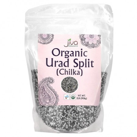 Jiva Organics, Organic Urad Split, 2 lb (908 g)