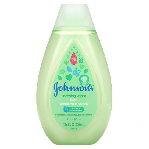 Johnson's Baby, 유아용, 수딩 베이퍼 배스, 400ml(13.6fl oz)