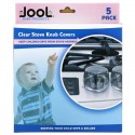 Jool Baby Products, Clear Stove Knob Covers, 5 Pack