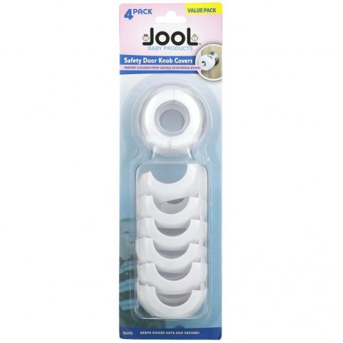 Jool Baby Products, Safety Door Knob Covers, 4 Pack