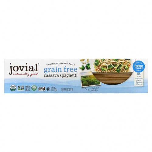 Jovial, 곡물 무함유 유기농 카사바, 스파게티, 227g(8oz)