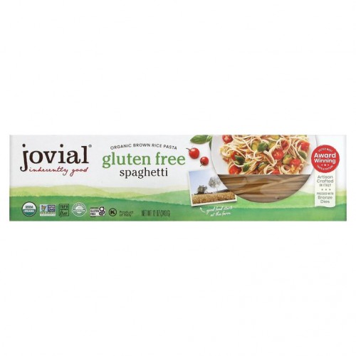 Jovial, 유기농 현미 파스타, 스파게티, 340g(12oz)