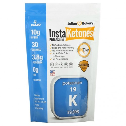 Julian Bakery, InstaKetones 칼륨, 414g(0.91lb)