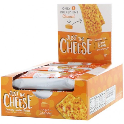 Just The Cheese, 에이지드 체다 바, 12개입, 22g(0.8oz)