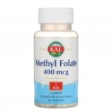 KAL, 메틸 폴레이트, 400 mcg, 90 타블렛