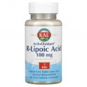 KAL, ActivOxidant, r-리포산, 100mg, 베지 캡슐 60정
