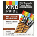 KIND Bars, 밀크 초콜릿, 땅콩 버터, 12바, 각 40g(1.4 oz)