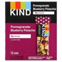 KIND Bars, Kind 플러스, 석류 블루베리 피스타치오 + 항산화제, 12바, 개당 40g(1.4oz)