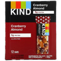 KIND Bars, Kind Bars, 크랜베리 아몬드, 바 12개입, 각 40g(1.4oz)