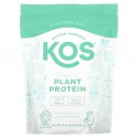 KOS, 유기농 식물성 단백질, 무맛, 476g(1lb)