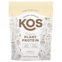 KOS, 유기농 식물 단백질, 바닐라, 518g(1.1lb)